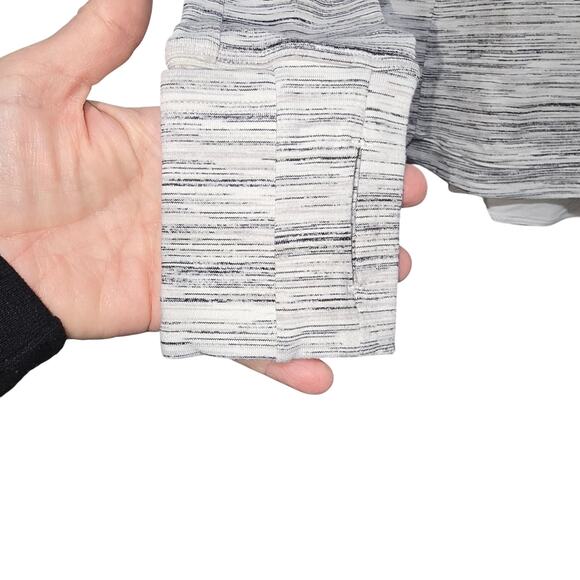 Lululemon Runderful Long Sleeve Space Dye Camo White Silver Spoon Size Small - Picture 8 of 8